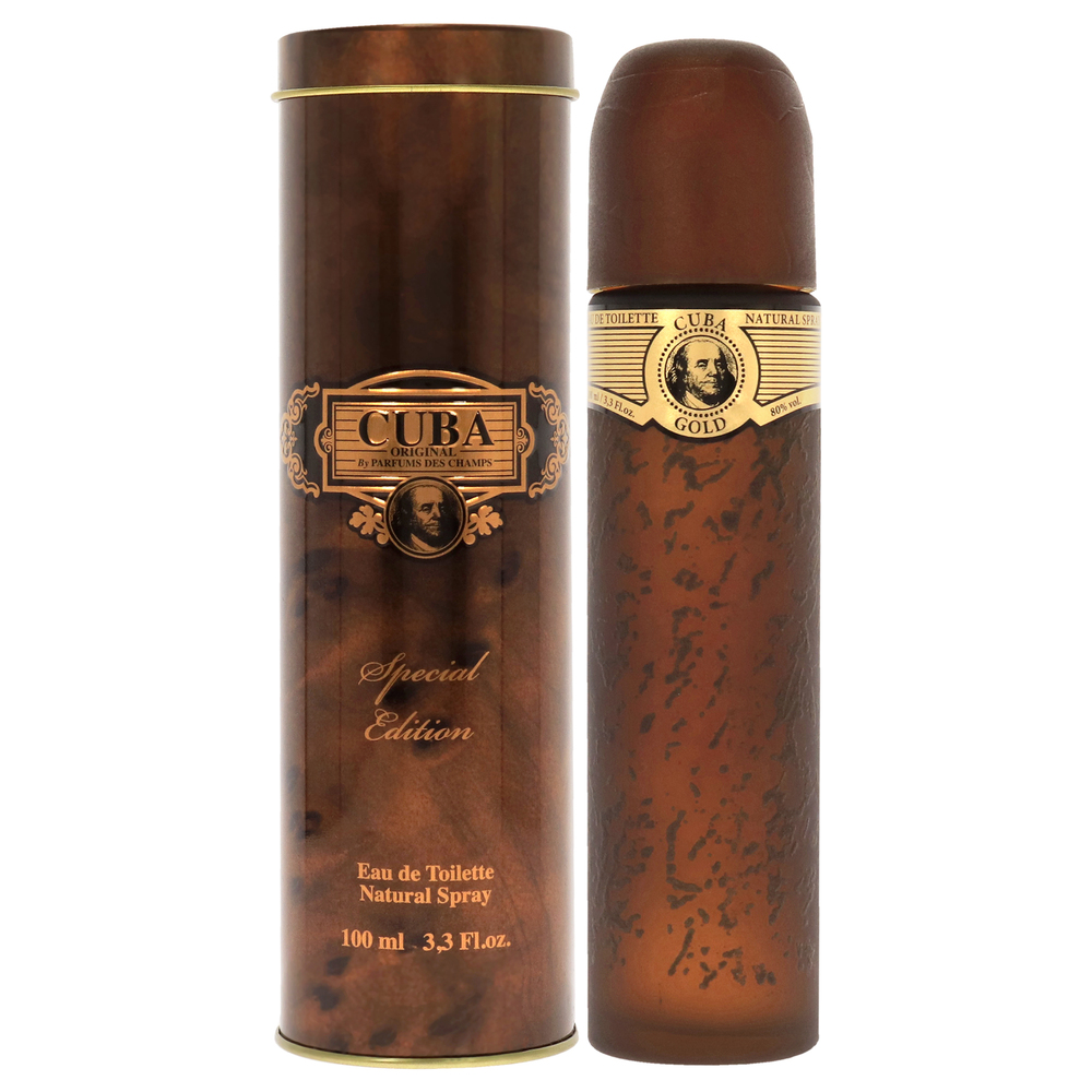 Cuba Gold by Cuba for Men - 3.3 oz EDT Spray